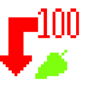 ̕i100x