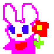 蒼い瞳のウサギさん