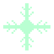雪の結晶・・・
