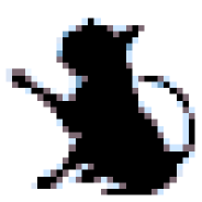 ねこのシルエット