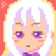 白髪の子